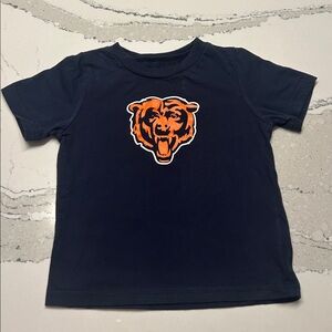 NFL Team Apparel Toddler Chicago Bears Primary Logo Navy T-Shirt Size 2T